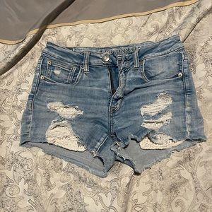 American eagle jean shorts size 6